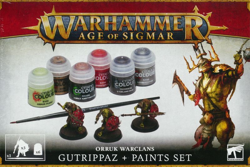 Warhammer Age of Sigmar Gutrippaz Paints Set 60-09